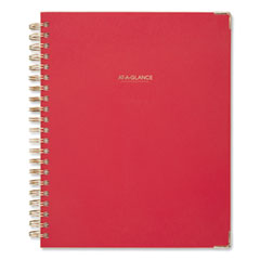 AT-A-GLANCE® Harmony Weekly/Monthly Hardcover Planner, 11 x 8.5, Berry Cover, 13-Month (Jan to Jan): 2023 to 2024