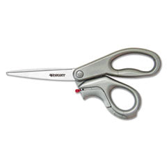 Westcott® E-Z Open Box Opener Stainless Steel Shears, 8" Long, 3.25" Cut Length, Gray Offset Handle